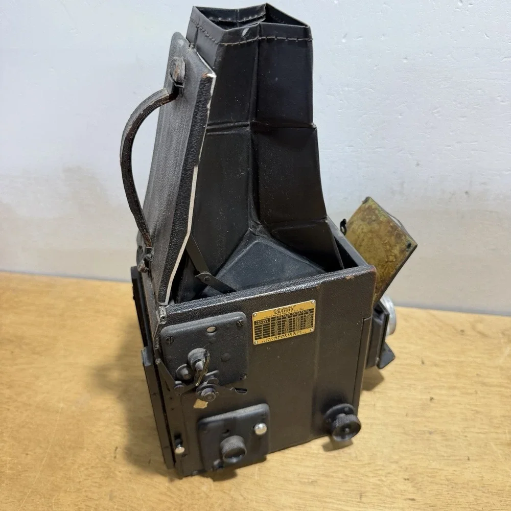 Graflex RB Series B 2-1/4x3-1/4 SLR Camera Kodak Ektar 127mm f4.5 Lens Untested